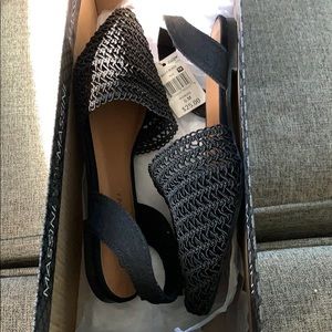 Black Massini Flats. Super cute. Brand new.